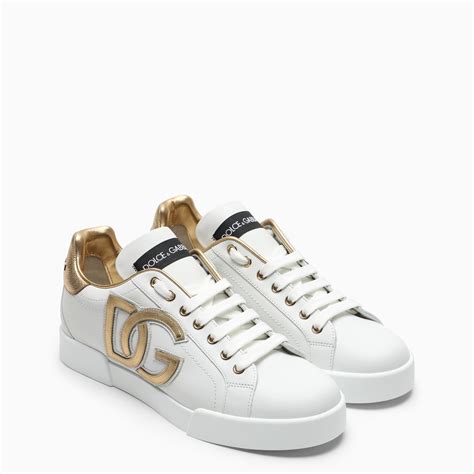 dolce gabbana scarpe bianche e oro|dolce gabbana outlet online.